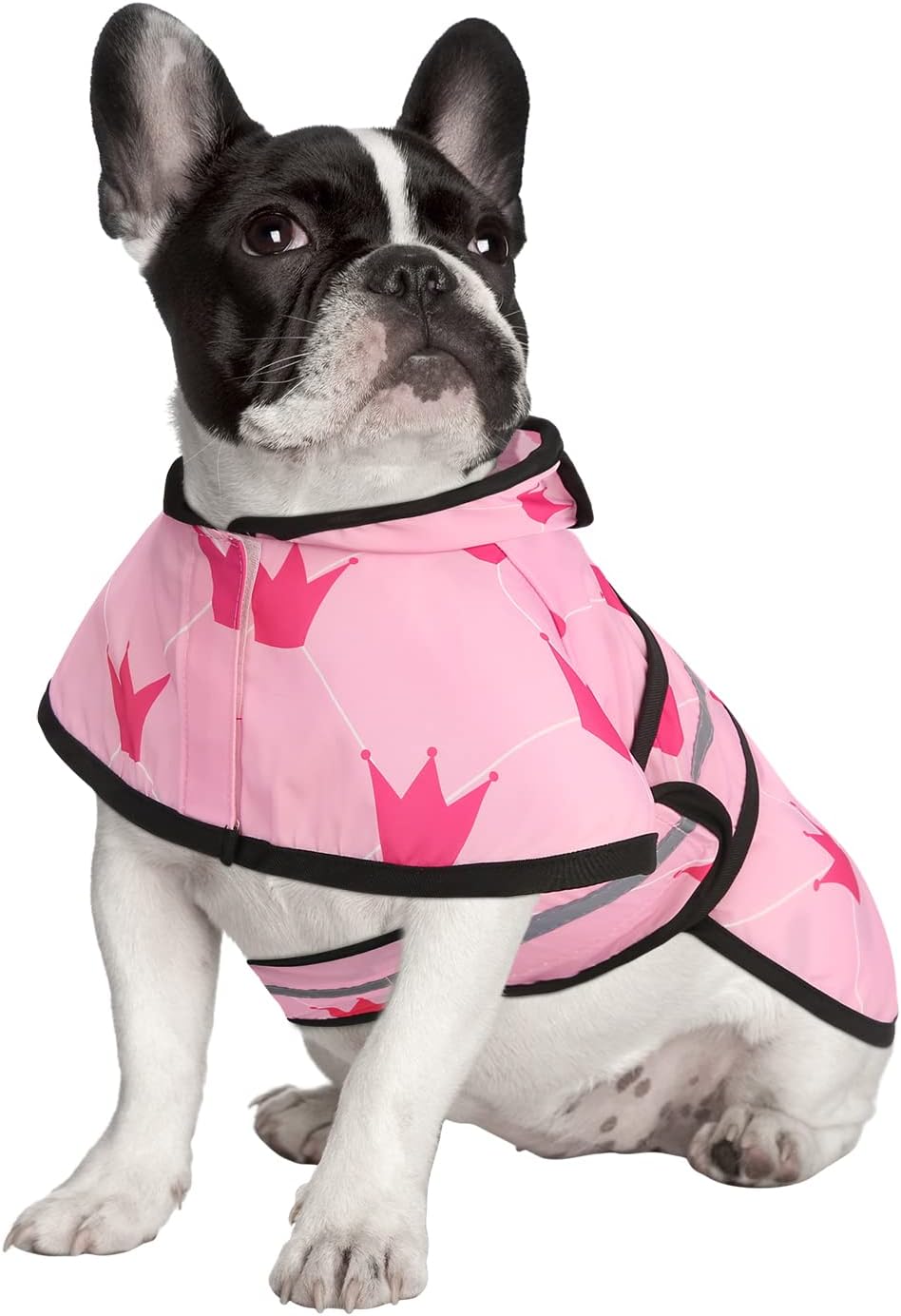 Dog Raincoat with Hood & Leash Hole S-XL Dog Rain Jacket Ducks M
