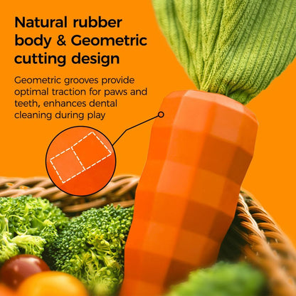 Dog Chew Toys for Aggressive Chewers, Rubber Squeaky Dog Toys