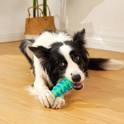 Dog Chew Toys for Aggressive Chewers, Rubber Squeaky Dog Toys