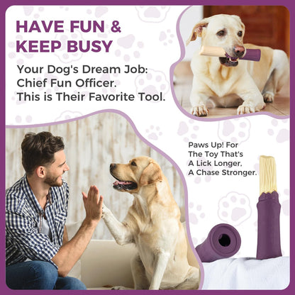 Dog Chew Toys for Aggressive Chewers, Rubber Squeaky Dog Toys