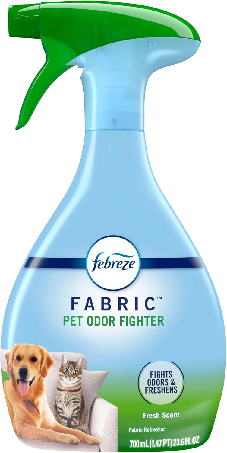 Fabric Spray Air Freshener, Odor-Fighting Fabric Refresher, Sneaker Balls Alternative, Couch Cleaner, Linen Spray, Multi-Use, Pet Odor Fighter Scent, 23.6 fl oz