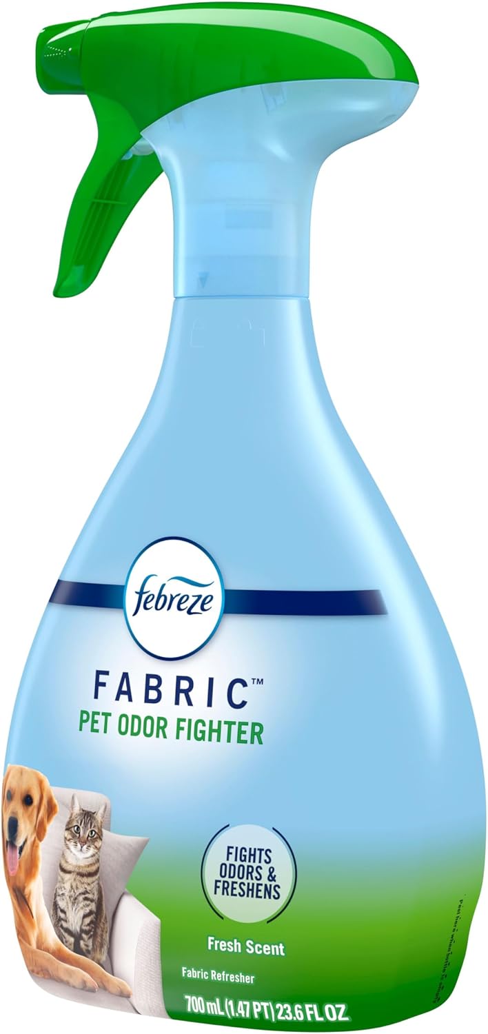 Fabric Spray Air Freshener, Odor-Fighting Fabric Refresher, Sneaker Balls Alternative, Couch Cleaner, Linen Spray, Multi-Use, Pet Odor Fighter Scent, 23.6 fl oz