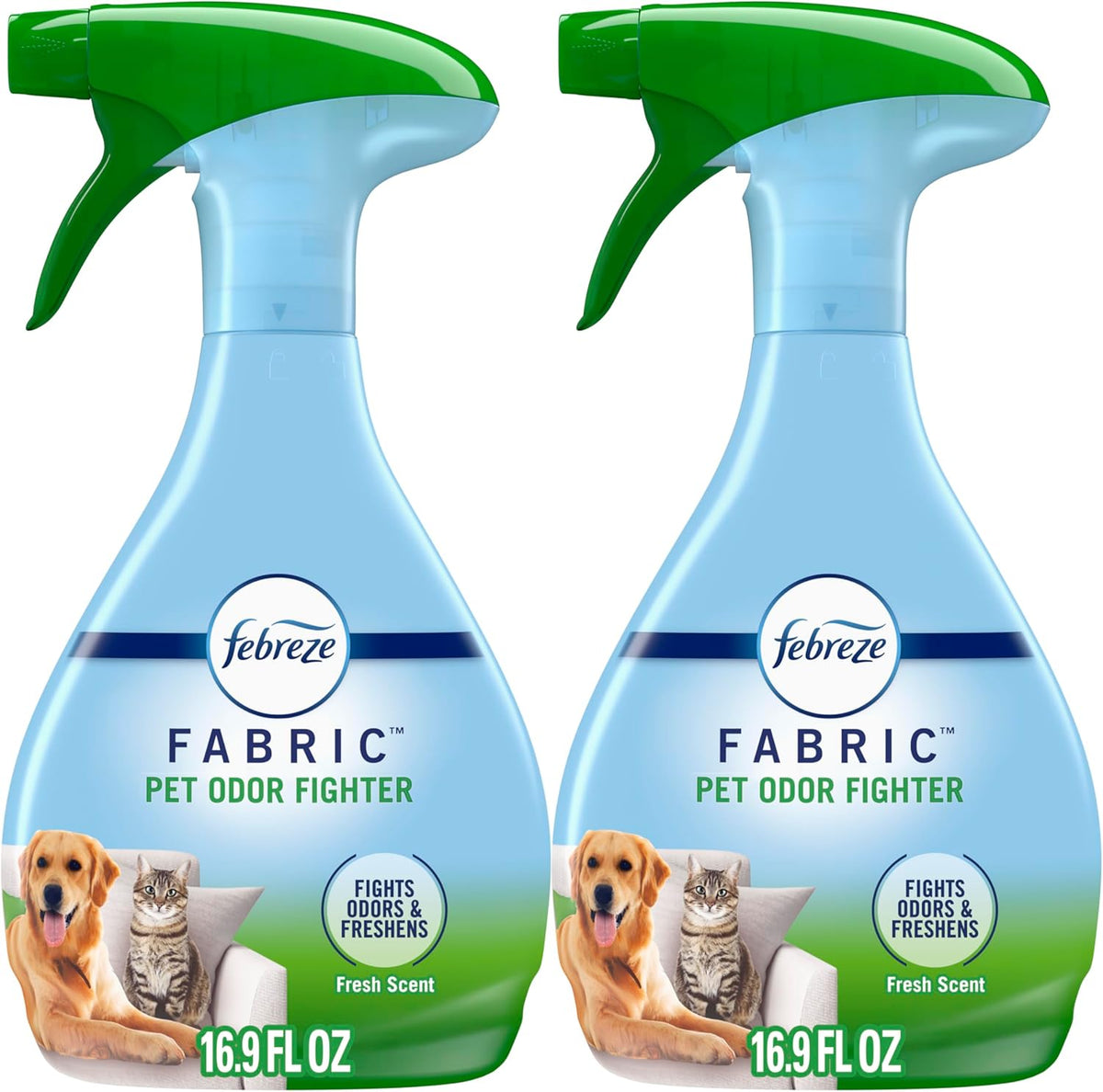 Fabric Spray Air Freshener, Odor-Fighting Fabric Refresher, Sneaker Balls Alternative, Couch Cleaner, Linen Spray, Multi-Use, Pet Odor Fighter Scent, 23.6 fl oz
