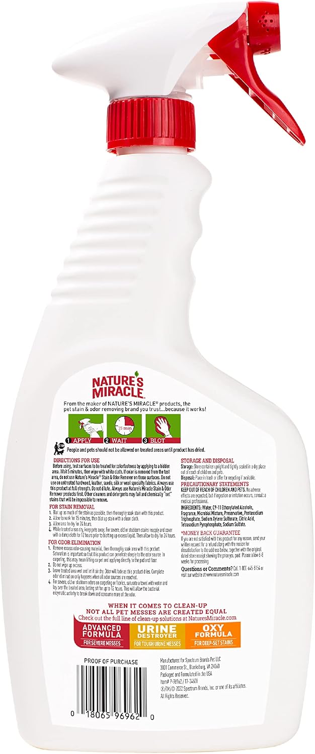 Dog Stain & Odor Remover, Enzymatic Cleaner, 32 oz
