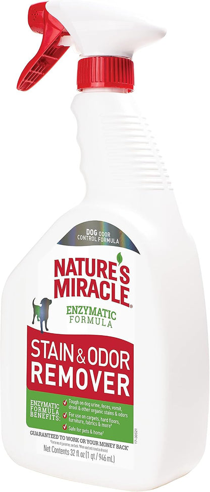 Dog Stain & Odor Remover, Enzymatic Cleaner, 32 oz