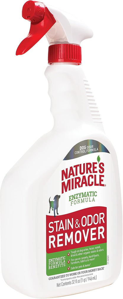 Dog Stain & Odor Remover, Enzymatic Cleaner, 32 oz