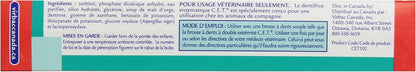 C.E.T. Enzymatic Toothpaste for Dogs and Cats, Poultry, 2.5oz | Plaque and tartar control for fresh breath, pet dental care toothpaste, Dual enzyme system, poultry flavored toothpaste