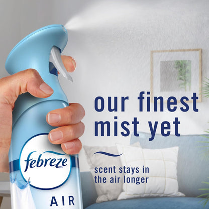 Air Mist, Air Freshener Spray, Odor Fighting Room Spray, Deodorizer for Home Bathroom Kitchen Apartment, Pet Odor Fighter Fresh Scent, 8.1oz (Pack of 3)