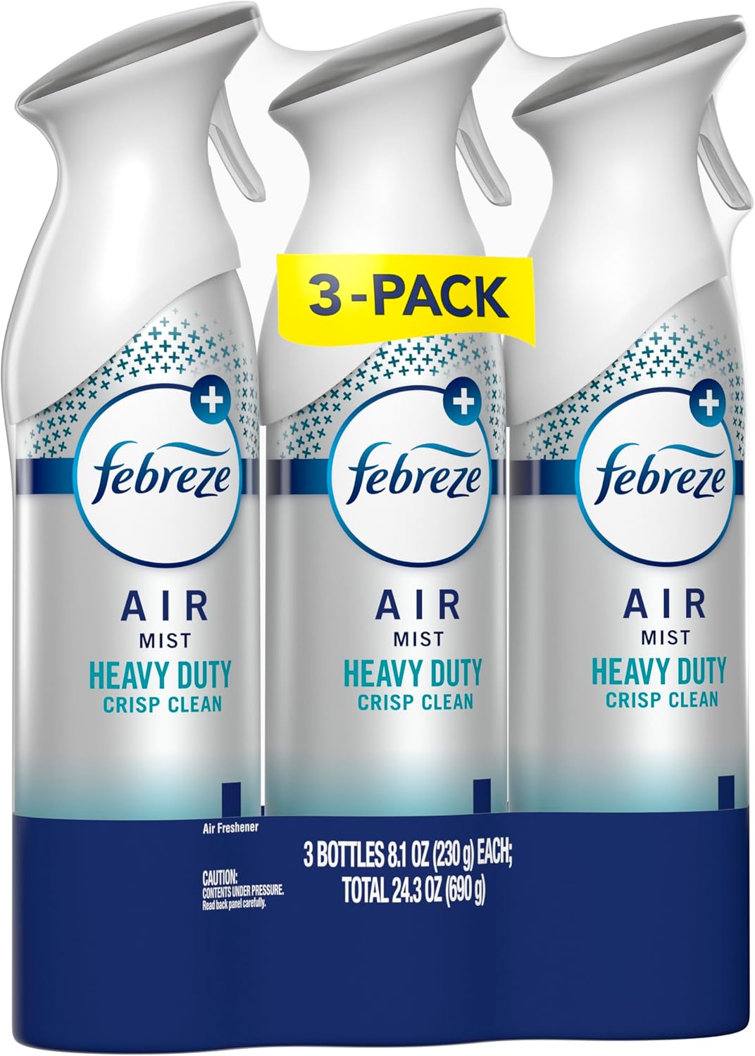 Air Mist, Air Freshener Spray, Odor Fighting Room Spray, Deodorizer for Home Bathroom Kitchen Apartment, Pet Odor Fighter Fresh Scent, 8.1oz (Pack of 3)