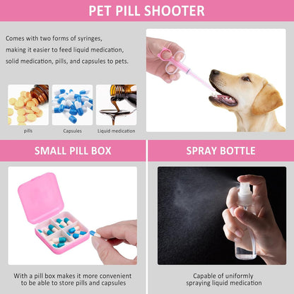 136pcs Dog First Aid Kit - Pet First Aid Kit for Dogs and Cats Pet First Aid Supplies for Car Traveling Home