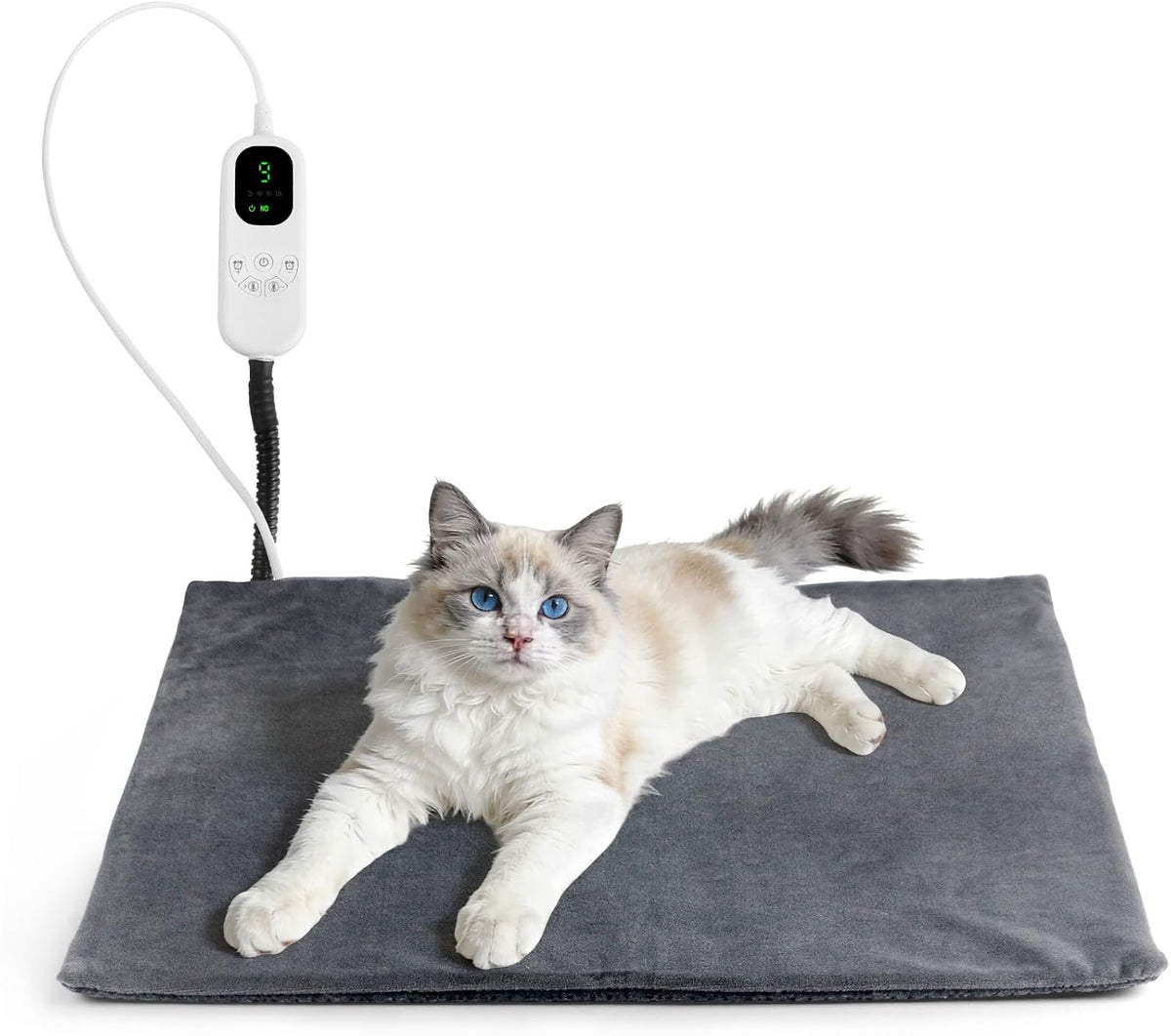18 x 18 Inch Cat Heating Pad with 9 Temperature Settings