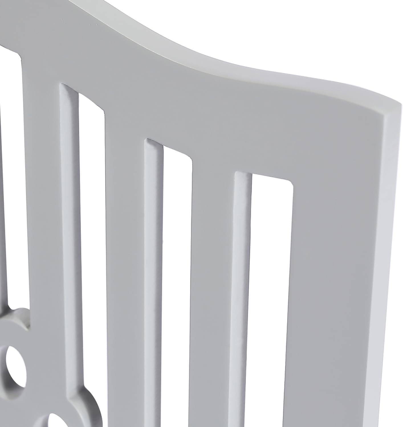 Pet Gate, Wooden Free Standing Dog Gate for Small Dogs and Cats. Great Folding Fence for Doorways, Halls, Stairs. White