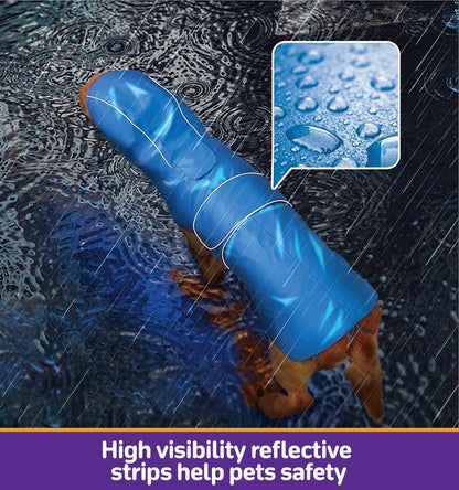 Kimee Dog Raincoat Waterproof Dog Rain Jacket for Small to 3X-Large Dogs, M