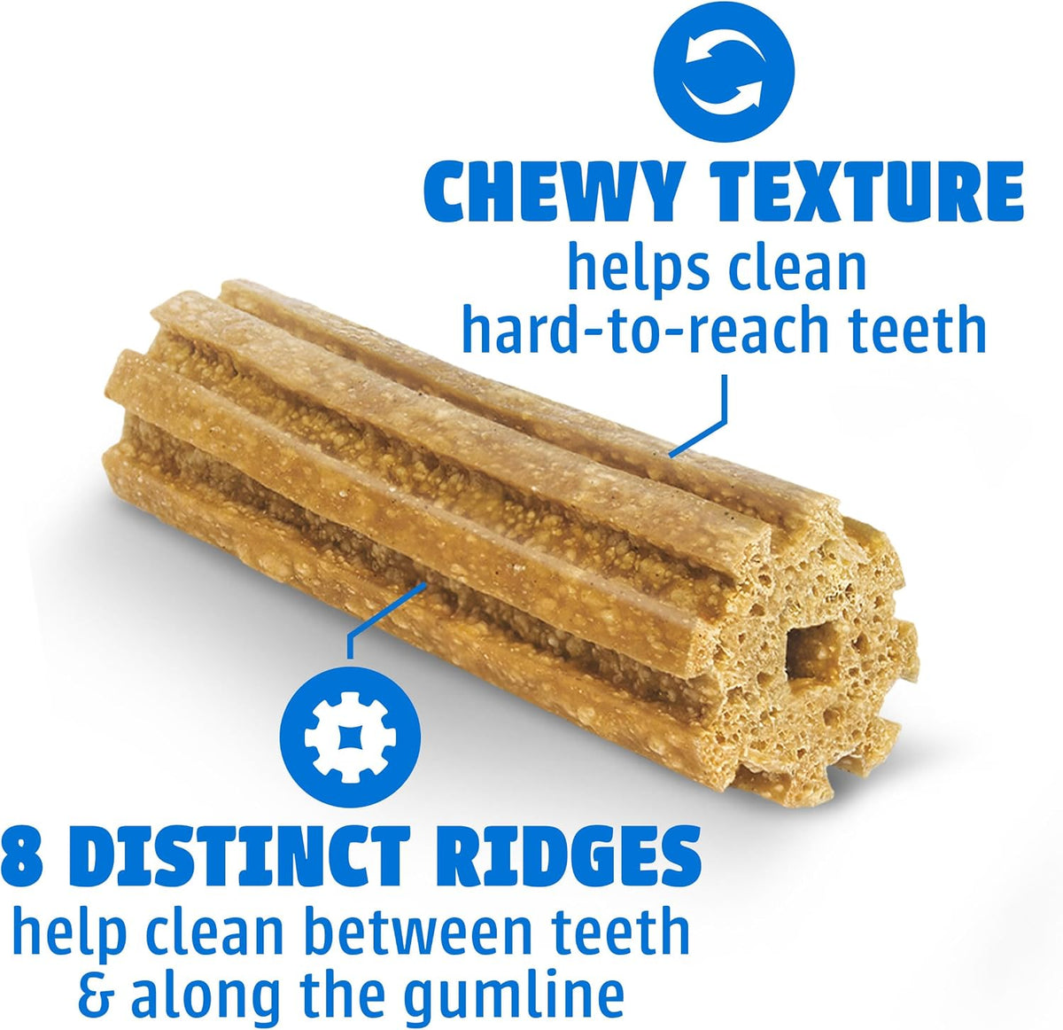 Purina Daily Dental Chews for Large Dogs, Pouch