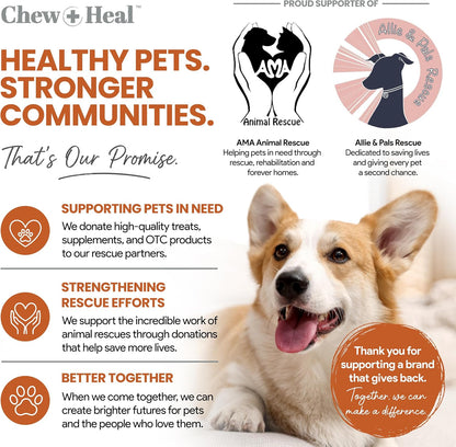 Hip and Joint Supplement For Dogs, 60 Soft Chews, Glucosamine & Chondroitin