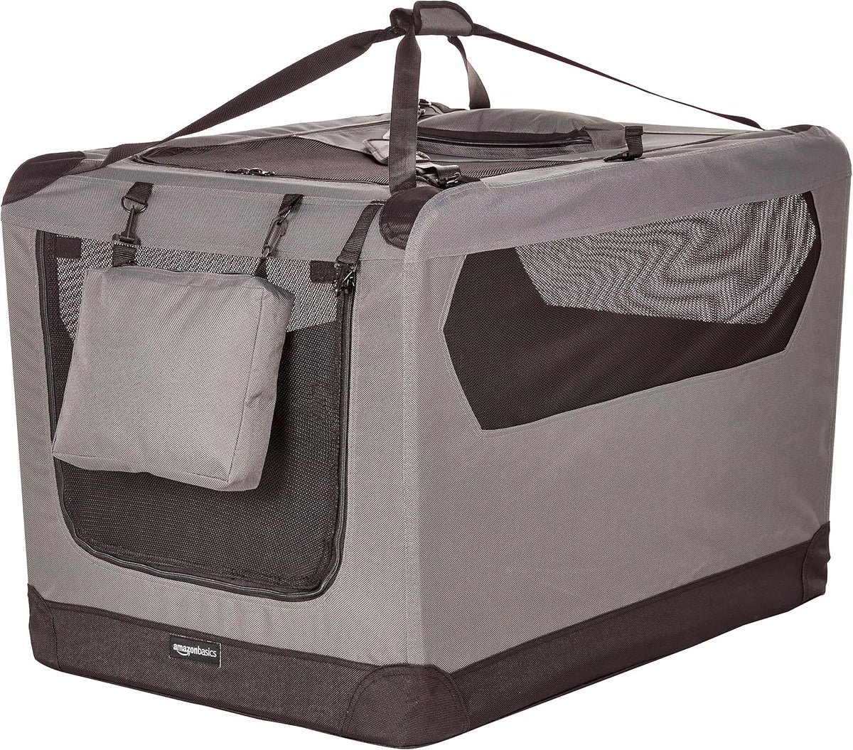 Folding Portable Soft Pet Dog Crate Carrier Kennel, 26 x 18 x 18 inches, Red