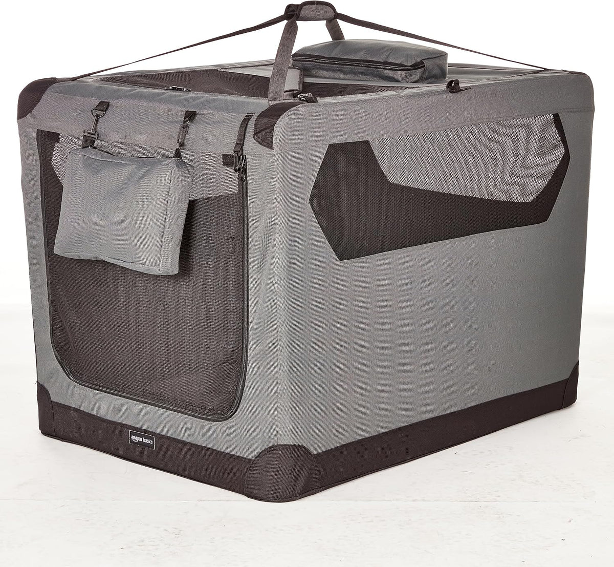 Folding Portable Soft Pet Dog Crate Carrier Kennel, 26 x 18 x 18 inches, Red