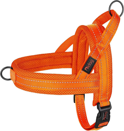 No Pull Dog Harness for Medium Dogs, Breathable Mesh, Hot Pink, M