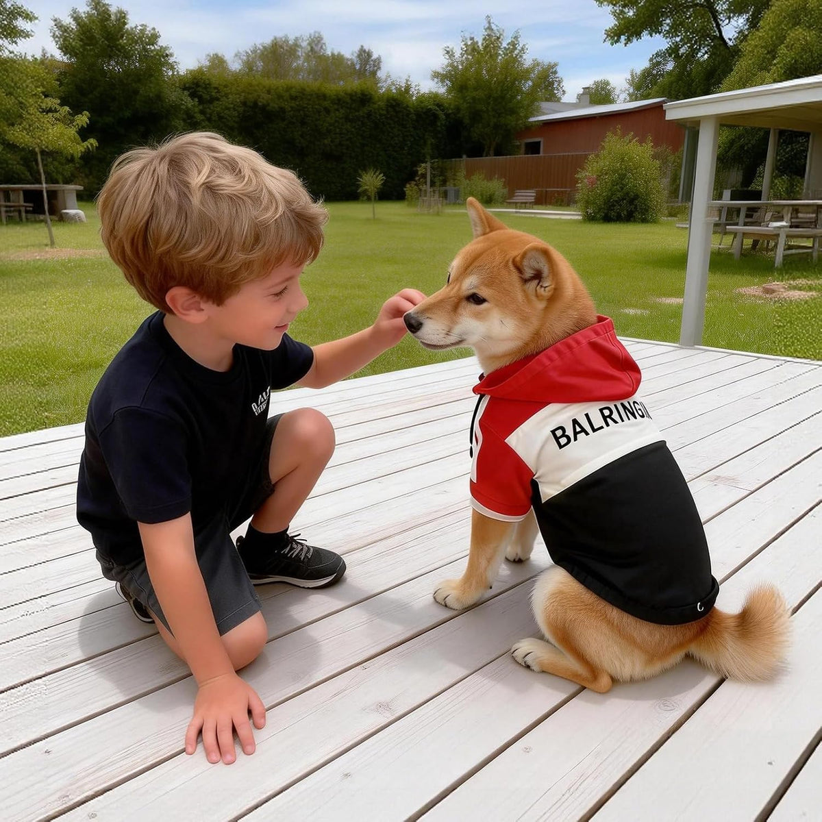 Dog Raincoat, Waterproof Dog Rain Jacket Detachable Hood