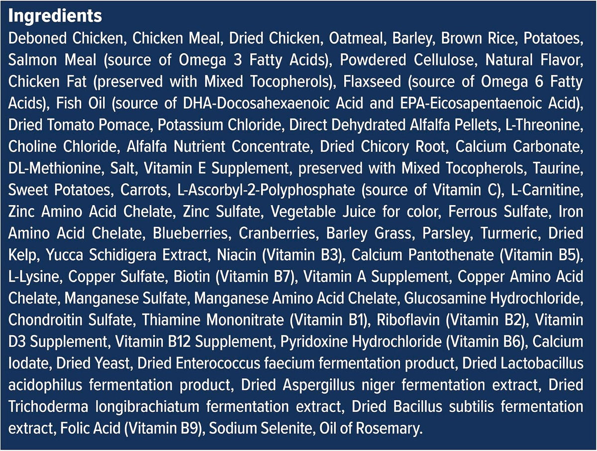 Blue Buffalo Wilderness Chicken & Wholesome Grains Senior Dog Food, 14 lb