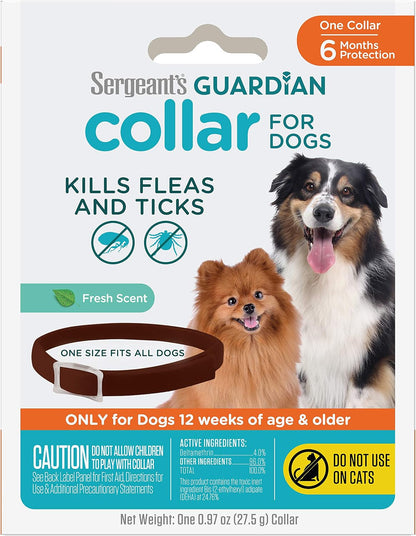 Sergeant's Guardian Flea & Tick Topical Dogs 7-33 lbs, 3-Month