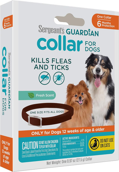 Sergeant's Guardian Flea & Tick Topical Dogs 7-33 lbs, 3-Month