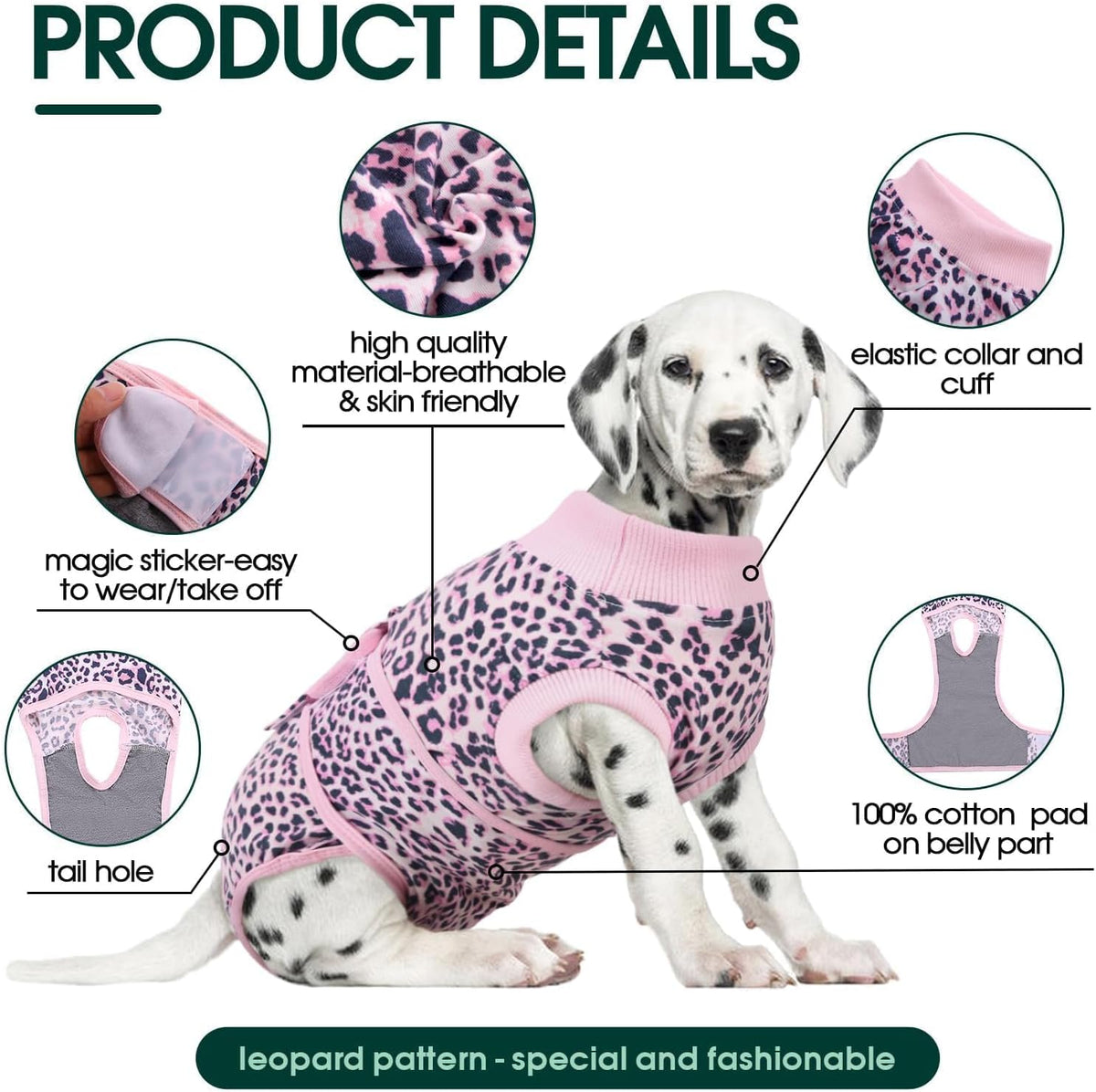 Recovery Suit for Dogs After Surgery, Female Dog Onesie for Surgery