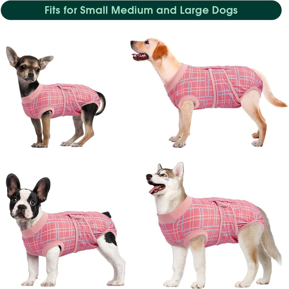 Recovery Suit for Dogs After Surgery, Female Dog Onesie for Surgery