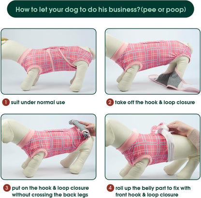 Recovery Suit for Dogs After Surgery, Female Dog Onesie for Surgery
