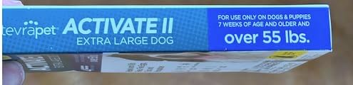 Activate II Flea and Tick Prevention for Extra Large Dogs 55+ lbs