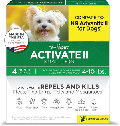 Activate II Flea and Tick Prevention for Extra Large Dogs 55+ lbs
