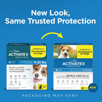 Activate II Flea and Tick Prevention for Extra Large Dogs 55+ lbs