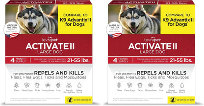 Activate II Flea and Tick Prevention for Extra Large Dogs 55+ lbs