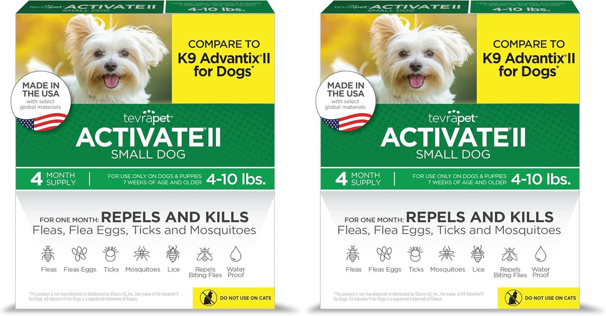 Activate II Flea and Tick Prevention for Extra Large Dogs 55+ lbs
