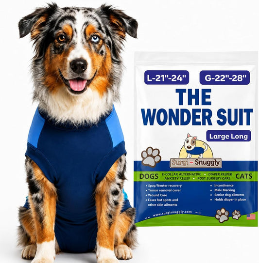 Dog Surgery Recovery Suit, Cone Alternative, Spay/Neuter LL