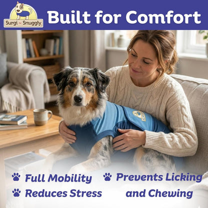 Dog Surgery Recovery Suit, Cone Alternative, Spay/Neuter LL
