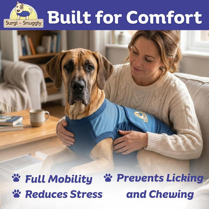 Dog Surgery Recovery Suit, Cone Alternative, Spay/Neuter LL