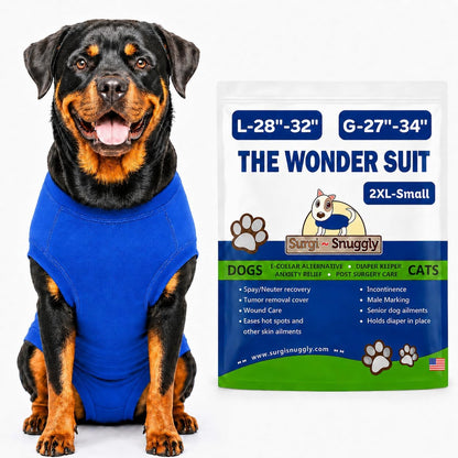 Dog Surgery Recovery Suit, Cone Alternative, Spay/Neuter LL