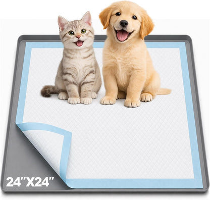 Dog Pee Pad Holder, Portable Leak-Proof Silicone Tray for Indoor Training