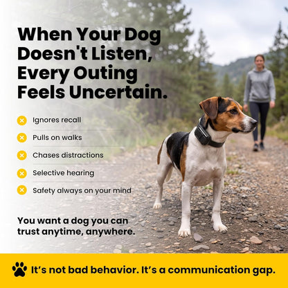Educator ET-300 Mini E Collar for Dog Training with Remote - 1/2 Mile Range, Waterproof, 100 Blunt Stimulation Levels, Tone or Vibration Mode, Night Light Tracking for Small, Medium & Large Dogs