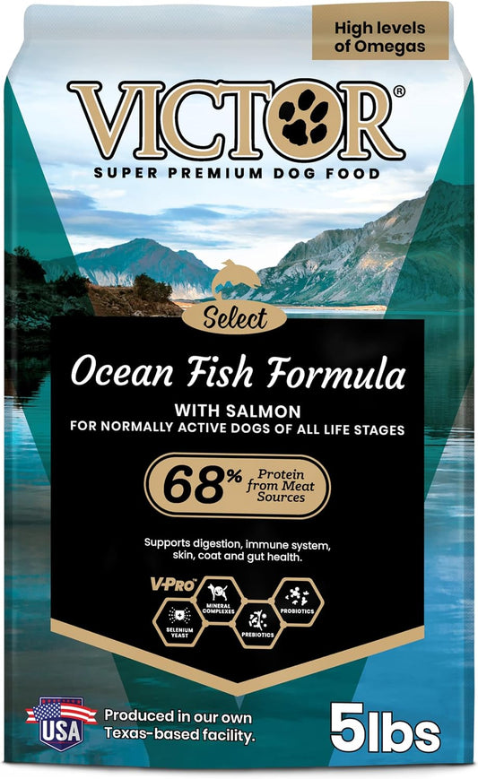 Select Dry Dog Food - Ocean Fish Formula with Salmon Kibble, 5 lb