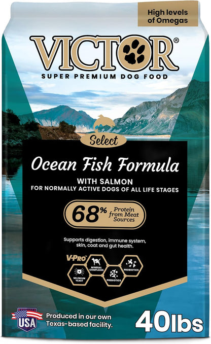 Select Dry Dog Food - Ocean Fish Formula with Salmon Kibble, 5 lb