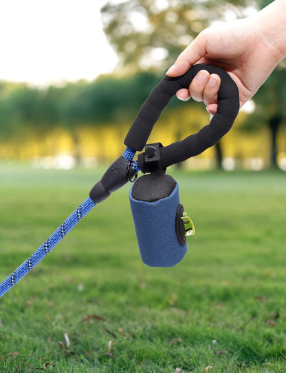 2-in-1 Dog Poop Bag Holder【Easy Pull-Out Version】(Black)