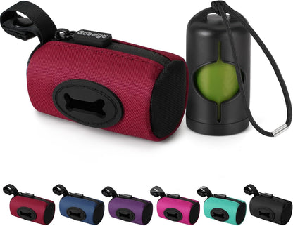 2-in-1 Dog Poop Bag Holder【Easy Pull-Out Version】(Black)