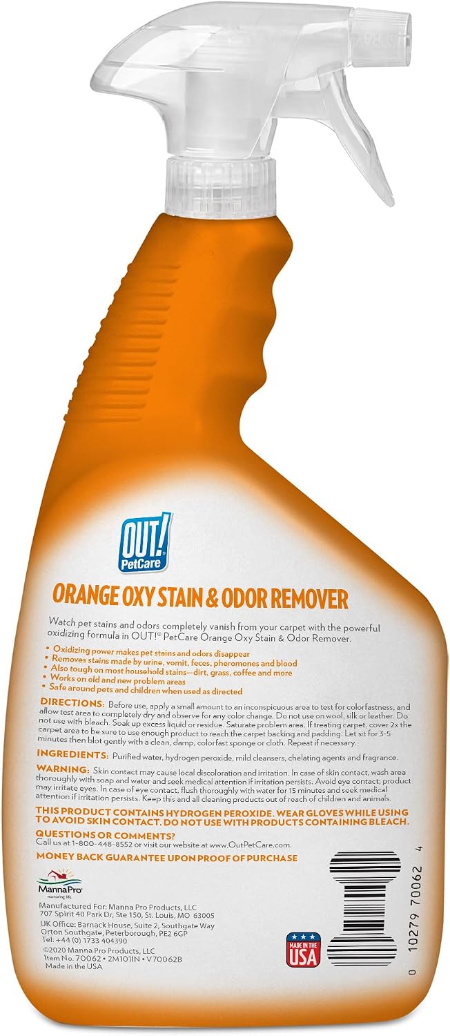 ! PetCare Complete Oxy Stain Remover, Dog Stain Carpet Cleaner, 32oz