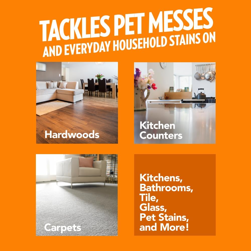 ! PetCare Complete Oxy Stain Remover, Dog Stain Carpet Cleaner, 32oz