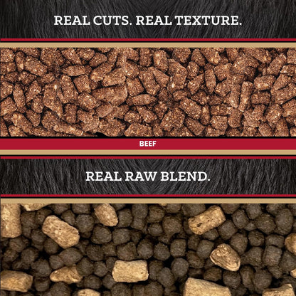 Raw Kibble Blend - Farm Chicken Freeze-Dried Dry Dog Food, 4 lb