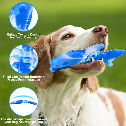 Indestructible Dog Toys for Aggressive Chewers, Extreme Tough Toys for Large Dogs, Real Beef Flavored, Dog Bone for Medium/Large Dogs Breed, Gifts for Dogs