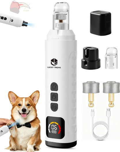 2026 New Silent Dog Nail Grinder, Brushless Motor Drive 40db Ultra-Quiet