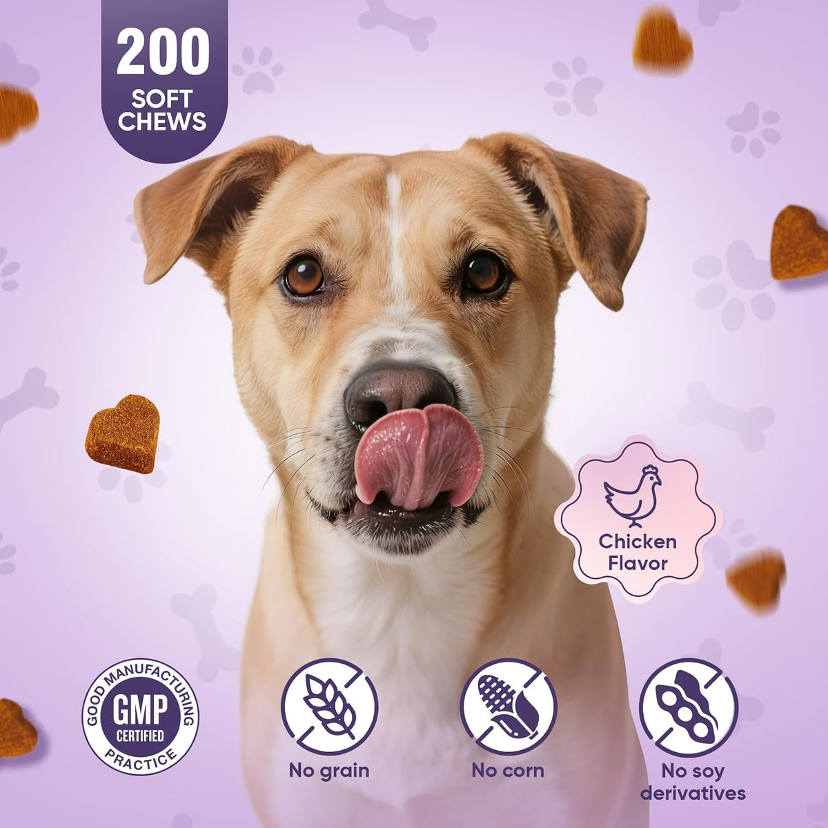 Joint Supplement for Dogs 200 ct, Glucosamine Chondroitin MSM for All Dogs